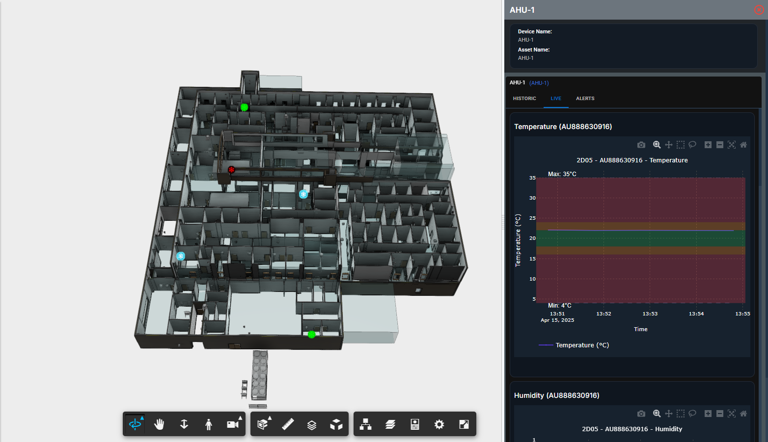 Nex Vision Spatial Data and Sensor Telemetry Integration